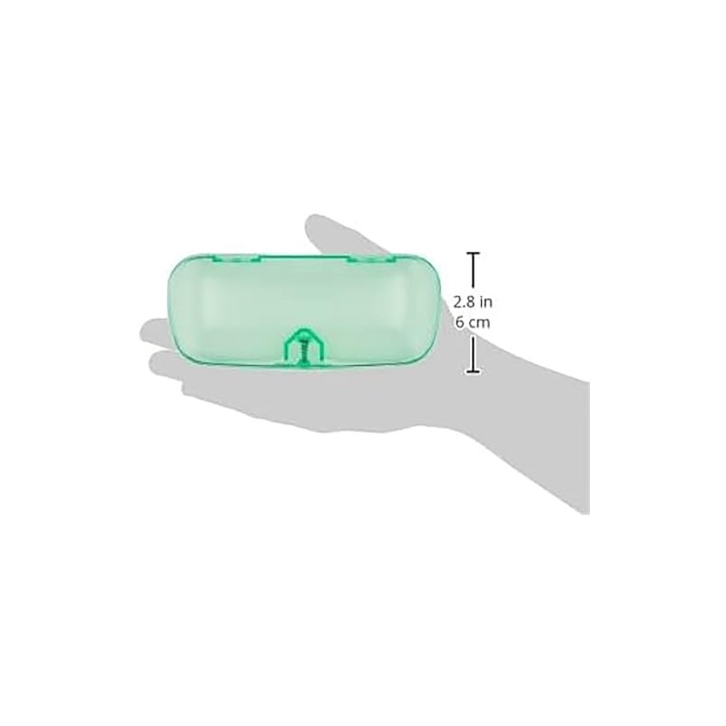 Tacy MP-6-8 Glasses Case, Stylish, Hard Case, Push Type, Lightweight,