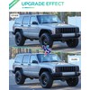 PWOBVZ White LED Front Side Marker Light for Jeep Cherokee