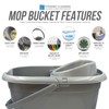 Colour Coded Mop Buckets − 12L Mop Bucket with Wringer