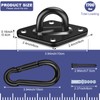 Feanron Hammock Hooks 4 Pack, Heavy Duty Hammock Hanging Kit,