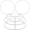 VOSAREA 2 Sets of Lampshade Ring Frame E27 Lampshade Holder