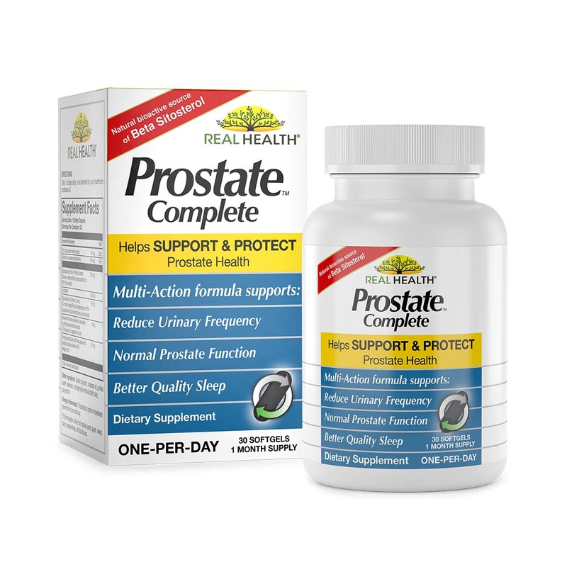 Real Health Prostate Complete - Prostate Supplements for Men, Prostate