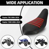 Wacece ATV Seat Cover Non-Slip Soft Waterproof for Raptor 700