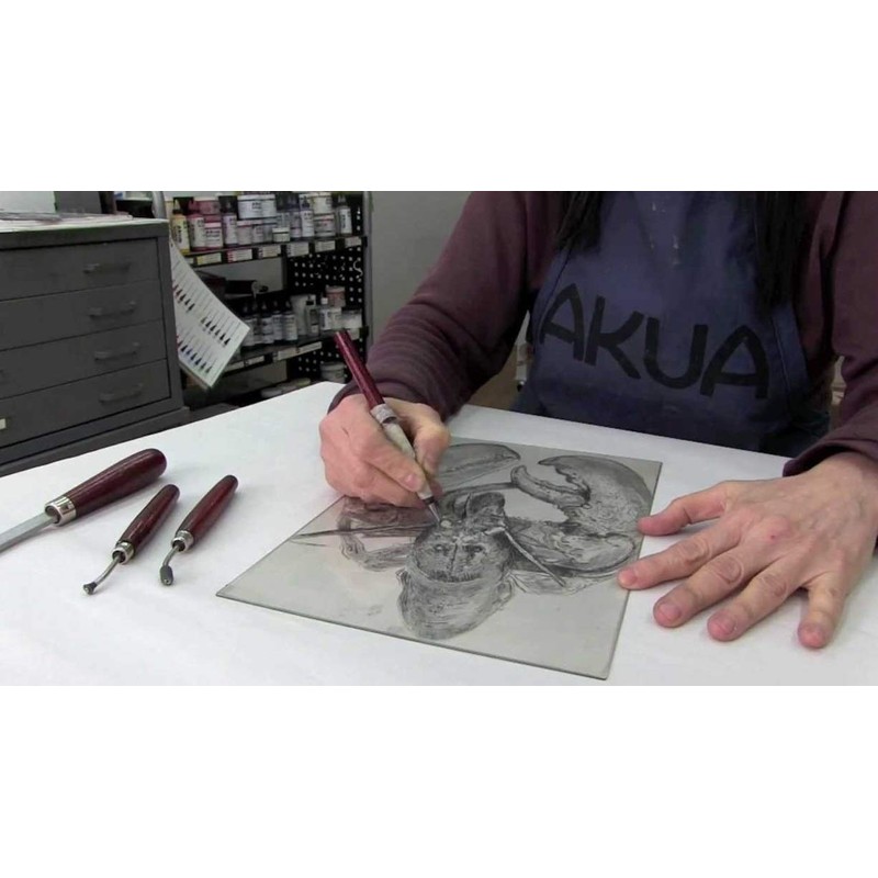 Akua Printmaking Plate, 8-Inch x 12-Inch, 3-Pack, Clear