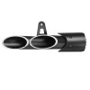Unbranded 38mm-51mm Dual Outlet Motorcycle Exhaust Muffler Tail Pipe For