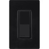 Lutron Claro On/Off Switch, 15-Amp, Single-Pole, CA-1PS-BL, Black
