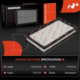 A-Premium 2-PC Engine & Cabin Air Filter with Activated Carbon Compatible with Toyota 86 2017-2020 2.0L & Subaru BRZ 2017-2020 2.0L, Manual Transmission, Replace# 72880AJ010, A90142