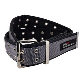 Sankyo Corporation DT-PB-GL Double Pin Buckle Belt, Gray