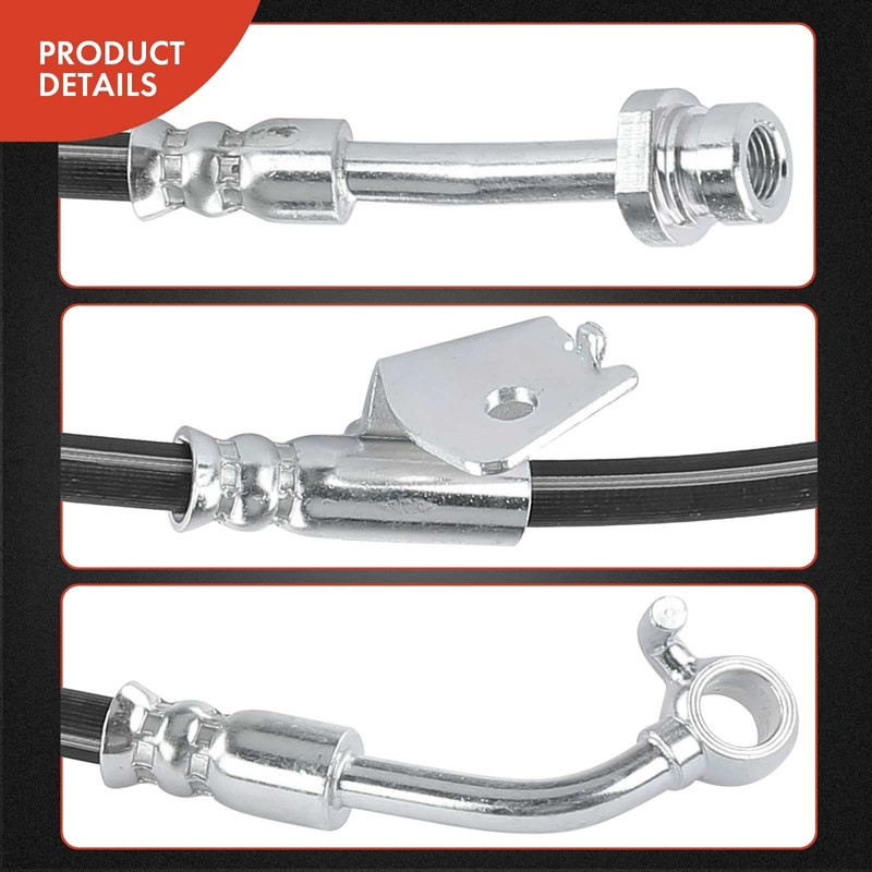 A-Premium Front Driver Brake Hydraulic Hose Compatible with Select Hyundai