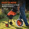 MAXLANDER Electric Wood Chipper Shredder, 15-Amp Corded Yard Mulcher with