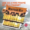 Classic Rectangle Magnet with Stand - Montego Bay Jamaica Beach