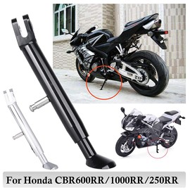 Motobiker Adjustable Kickstand Side Stand For Compatible With Honda CBR600RR 2003-2012, CBR1000RR 2004-2007