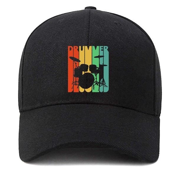 EDGMM Drummer Dad Cap Cotton Adjustable Baseball Hat Men Women