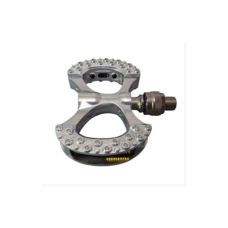 MKS Mikashima Manufacturing LAMBDA Ezy Superior Bicycle Pedal, Silver