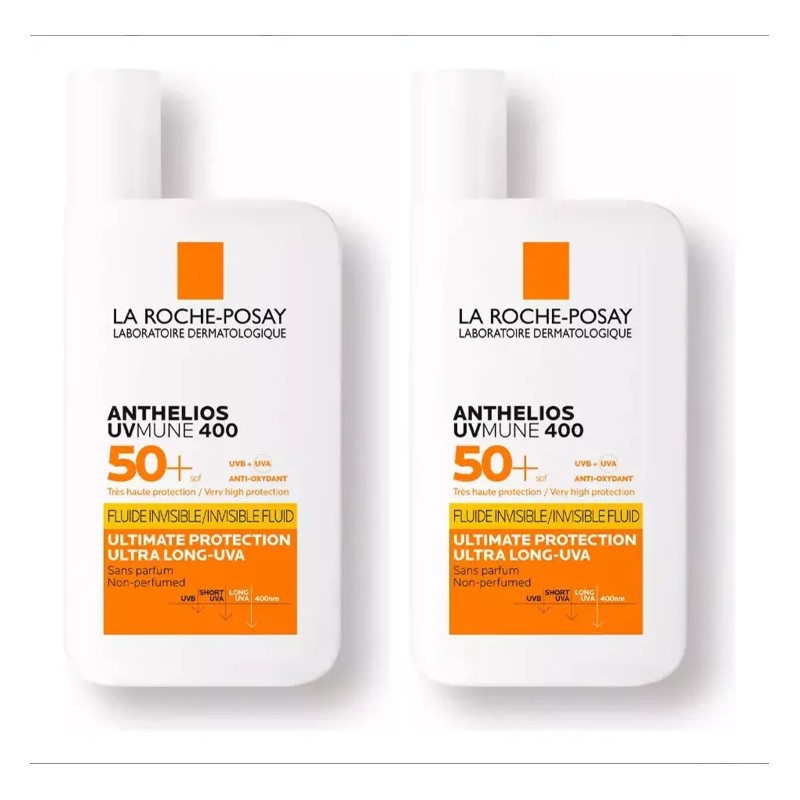 2pcs La Roche-posay Fluido Invisible Anthelios Spf50+ 50ml