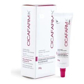 Crema Cicatrizante De Heridas Recientes Cicafarm K 30 G Todo tipo de piel con Cetella Asiática, Aloe Vera, Rosa Mosqueta y Vitamina K humectante y antiinflamatorio