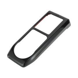REPAIROCK 1 Pcs Center Console Gear Shift Frame Panel Cover Trim for Toyota Tacoma 2016-2023 Gear Shift Panel Decor Cover Sticker Carbon Fiber Pattern ABS Black