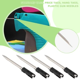 SG Store Pack of 10 Standard Price Tag Needle Tips. For hanging plastic labels. Suitable for replacement needles for label guns for clothing labels