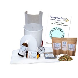 Jederkannkaesen Cheese Making Set 1, Cheese Starter Set - Make Your Own Cheese
