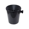 Wineware Mini/Individual Plastic Spittoon - Black, 1 Liter, with Funnel
