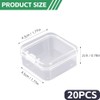Jyvex Pack of 20 Storage Boxes with Lid, Small, 4.5