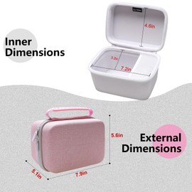 LTGEM Case Compatible with Yoto Player 3rd Gen Kids Speaker and Yoto Card, Pink(Case Only)