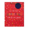 UK Greetings Multipack of 6 Medium/Large Christmas Giftbags - Bright