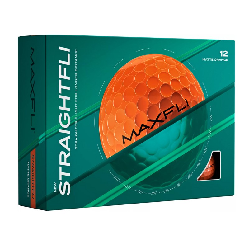 Maxfli StraightFli Golf Balls BULK 36 Pack - Matte Orange