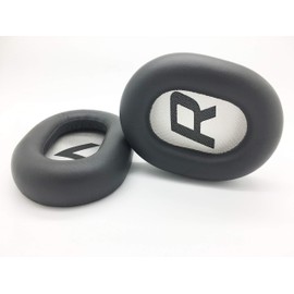 BackBeat PRO 2 Earpads by Reki | Pair of Replacement Memory Foam Cushioned Ear Pads with Soft Protein Leather Cover – Comfortable & Breathable Gray Noise Cancelling Headphone Accessories