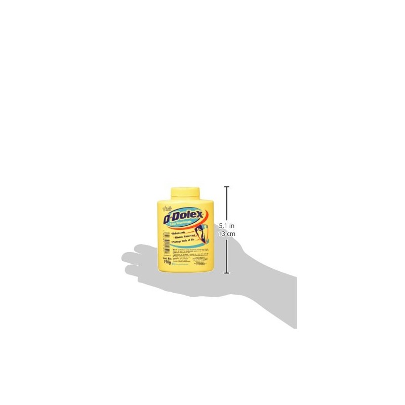 Odolex Talco Desodorante, 150 G, Pack of 1