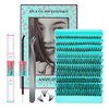 Lash Extension Kit 200pcs Individual Lash Clusters Kit 40D Eyelash