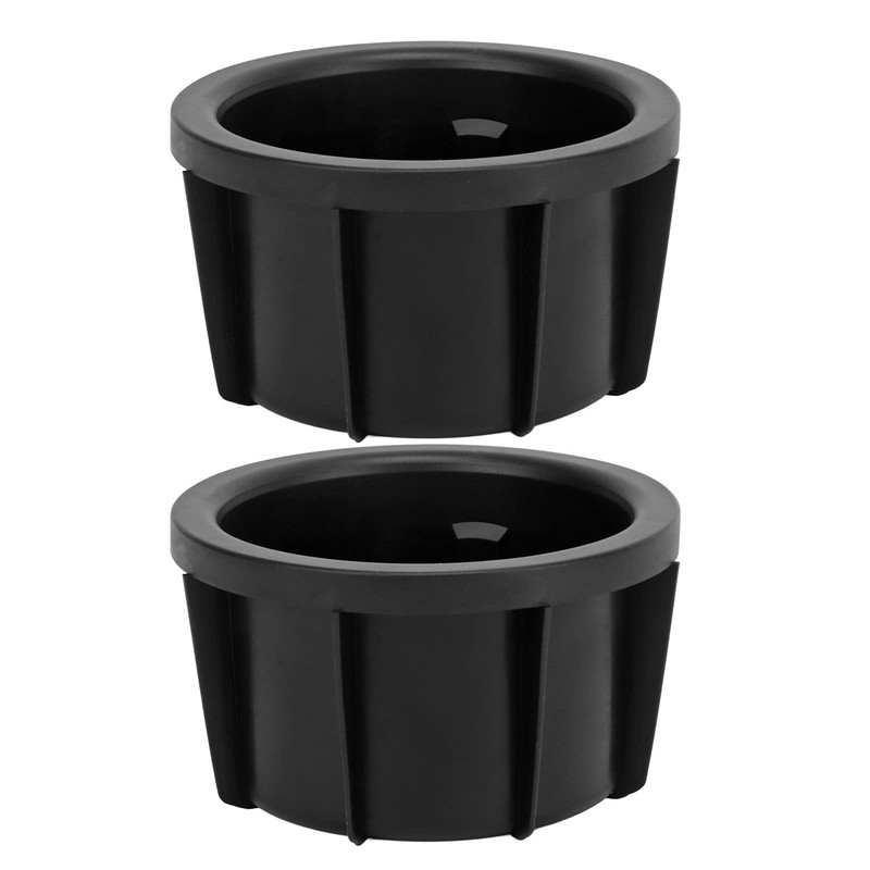 2pcs Console Box Cup Holder Insert Rubber Material for 2006-2012