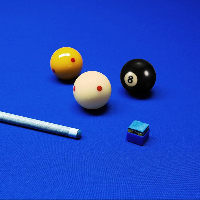 PATIKIL 57mm Billiard Cue Ball #8 Billiard Ball 2-in-1 Regulation