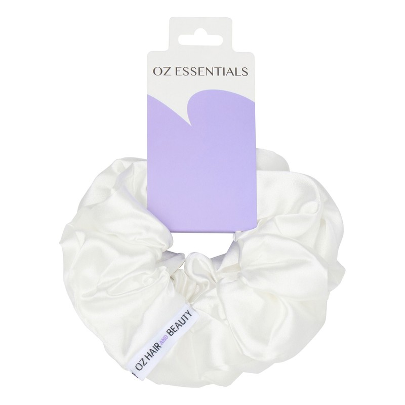 Oz Essentials Large Scrunchie Set - White