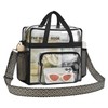 Bagenius Clear Tote Bag, 12x5.5x12 Inches Travel Tote Bag Stadium