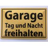 Tin Sign 20 x 30 cm Curved Garage Day and