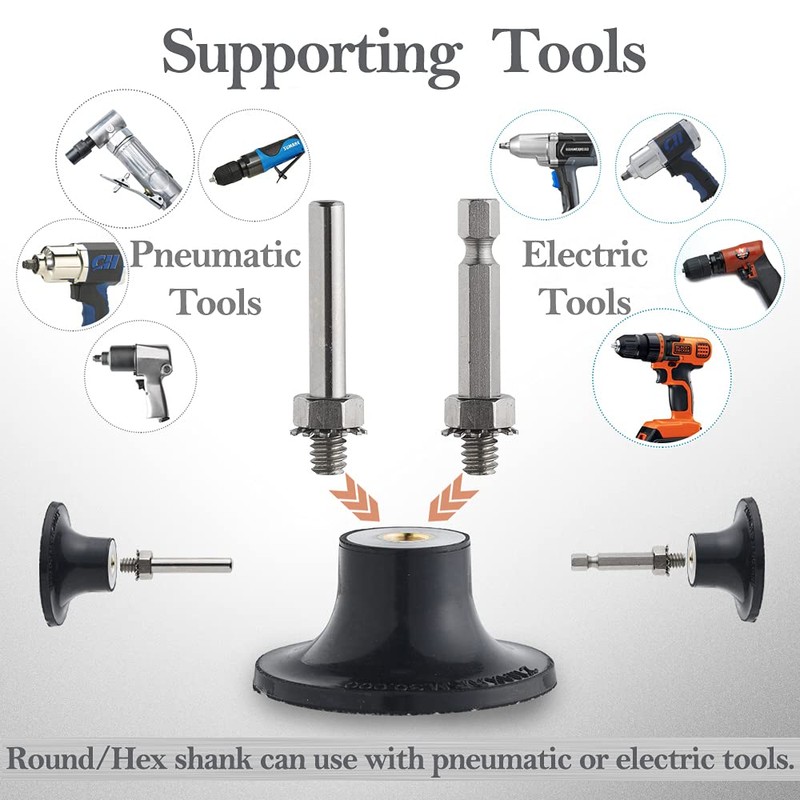 Tshya Quick Change Disc Pad Holder, 4 Pack Roll Lock