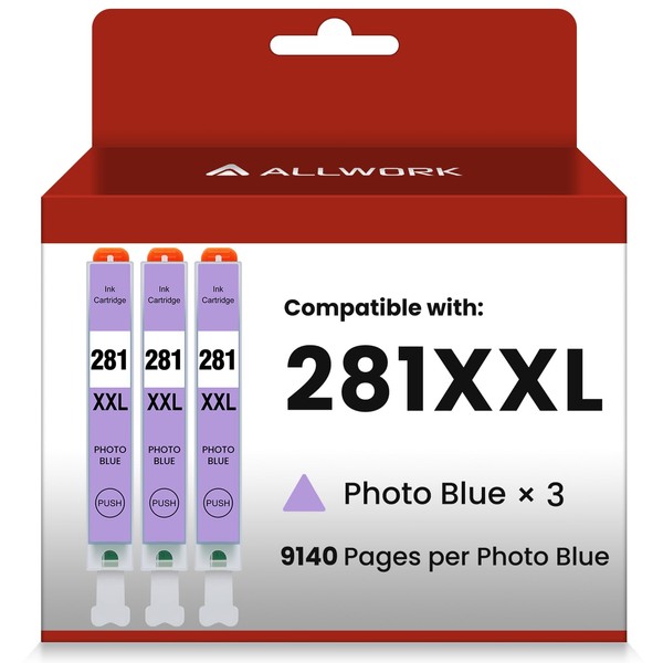 ALLWORK CLI-281XXL Compatible for Canon 281 TR8620a Ink Cartridges CLI-281XXL