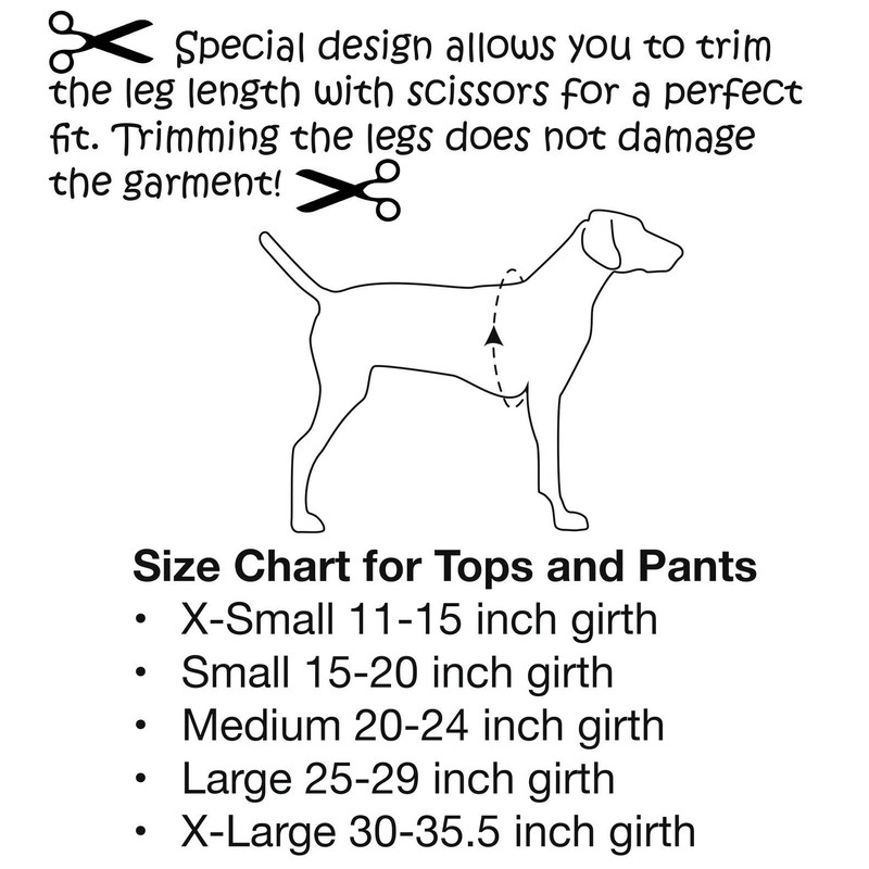 Mozzie Pants Walking E-Collar Alternative, Dog Pajamas, Medium, Blue
