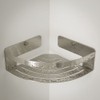 Tiger 1400430946 Caddy Shower Corner Basket, Brushed Stainless Steel