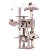 Hey-brother Cat Tree, 53 inch Cat Tower for Indoor Cats,