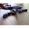 1:400 Model Airport Accessories - 16 Piece Baggage Cart &