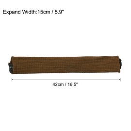 uxcell 4pcs Office Chair Arm Covers, Office Chair Armrest Covers Stretchable Computer Chair Arm Covers Protectors for Office Gaming Chair, Brown