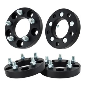 KAX 5x5 to 5x4.5 Wheel Adapters,Forged 1 inch Lug Centric Wheel Adapters (Changes Bolt Pattern) with 1/2" x20 Studs 82.5mm Hub Bore,fit for Wrangler,Grand Cherokee,Journey,Astro,Commander,Safari,4pcs