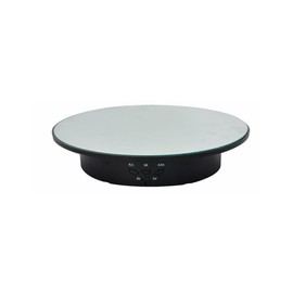 Electric Rotating Turntable for Photography, Adjustable Motorized Rotating Stand Display Table for Live Video Automatic Revolving Platform