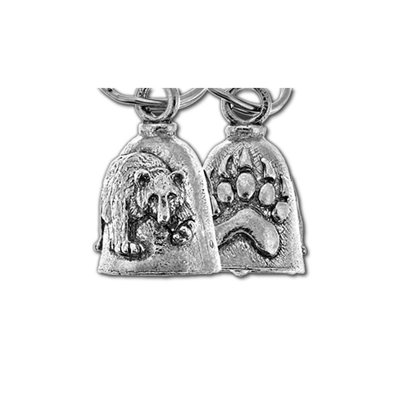 Bear totem Motorcycle Biker spirit guardian bell