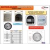 MOTION-GUARD MG1000-450B-RB RV LED Motion Sensor Porch Light, 450 Lumens,