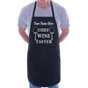 Print4U Personalise This Apron Chief Wine Taster Any Name Here