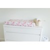 Flamingo Fitted Changing Pad Cover, Made from Viscose from Bamboo