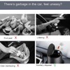 KOOMTOOM Alloy Mini Car Cup Holder Garbage Can, 300ml Dismountable